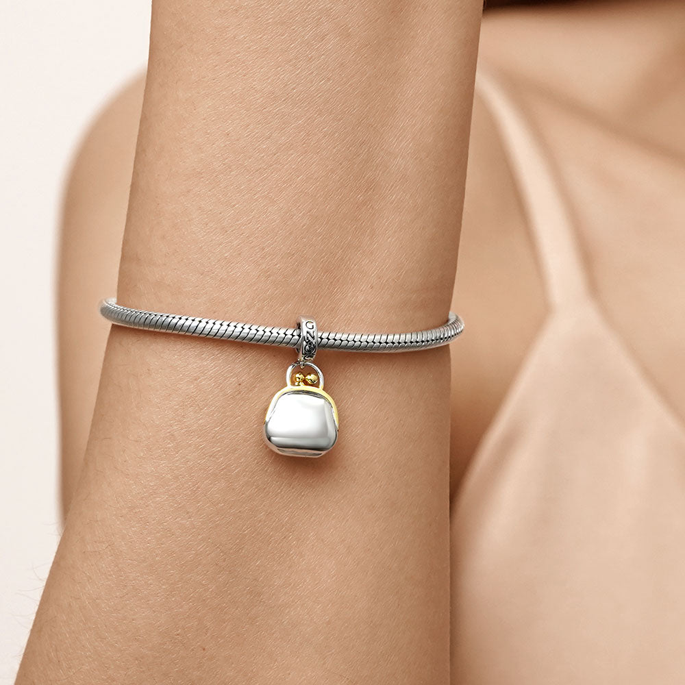 Gnoce Openable Purse & Lucky Penny Pendant Dangle Charm_5