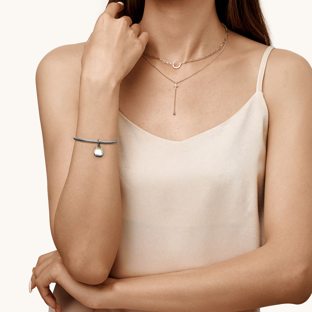 Gnoce Openable Purse & Lucky Penny Pendant Dangle Charm_4