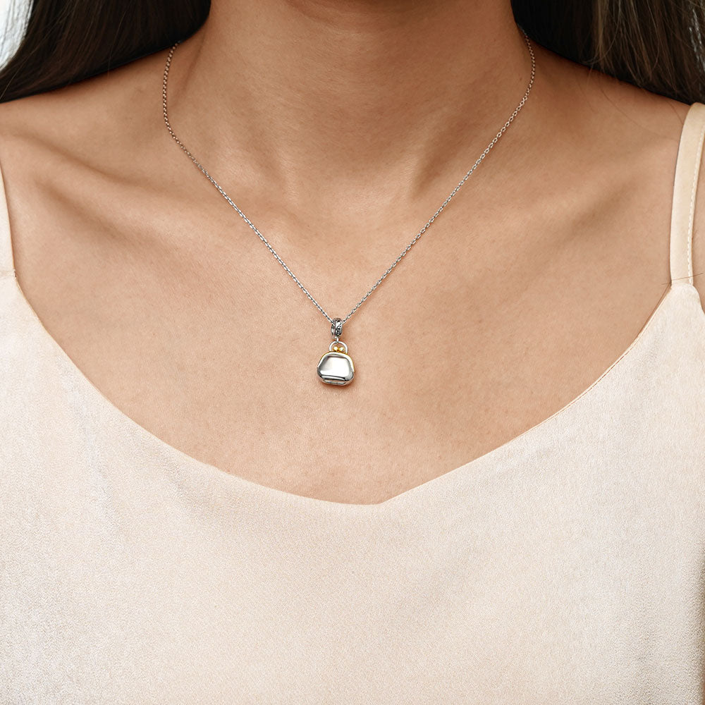 Gnoce Openable Purse & Lucky Penny Pendant Dangle Charm_6