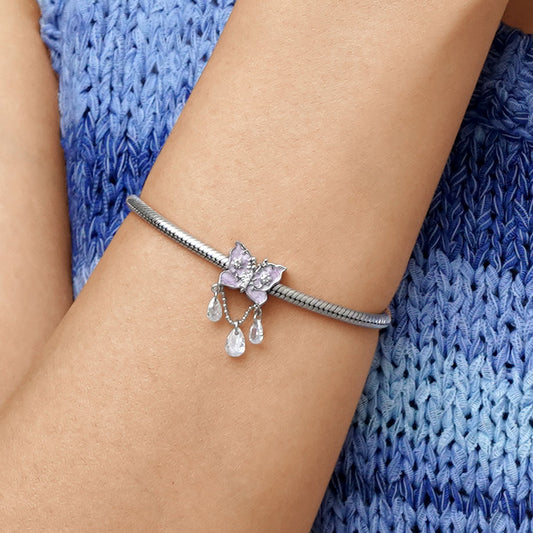 Gnoce Fantasy Purple Butterfly Charm_5