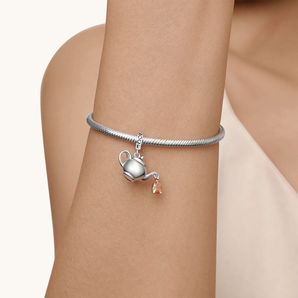 Gnoce Teapot Pendant Dangle Charm_5