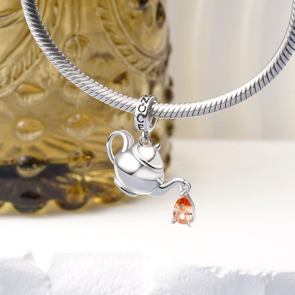 Gnoce Teapot Pendant Dangle Charm_3