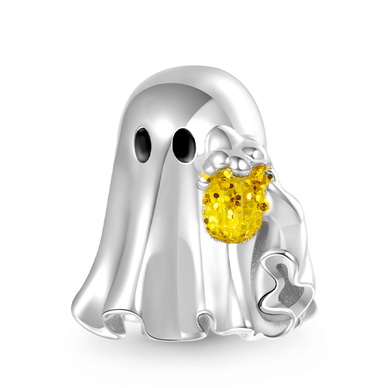 Gnoce Ghost Drinking Beer Halloween Gift Charm_1