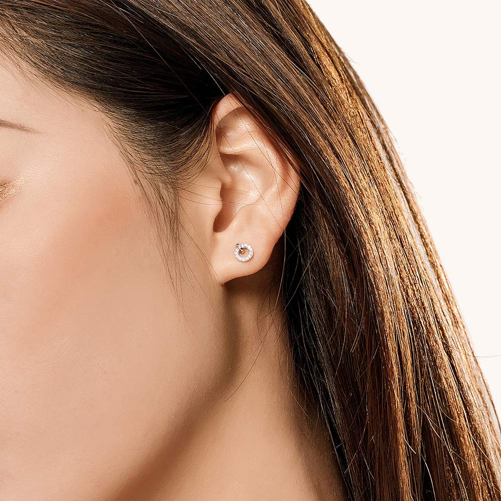 Gnoce Lucky Circle Earrings_6