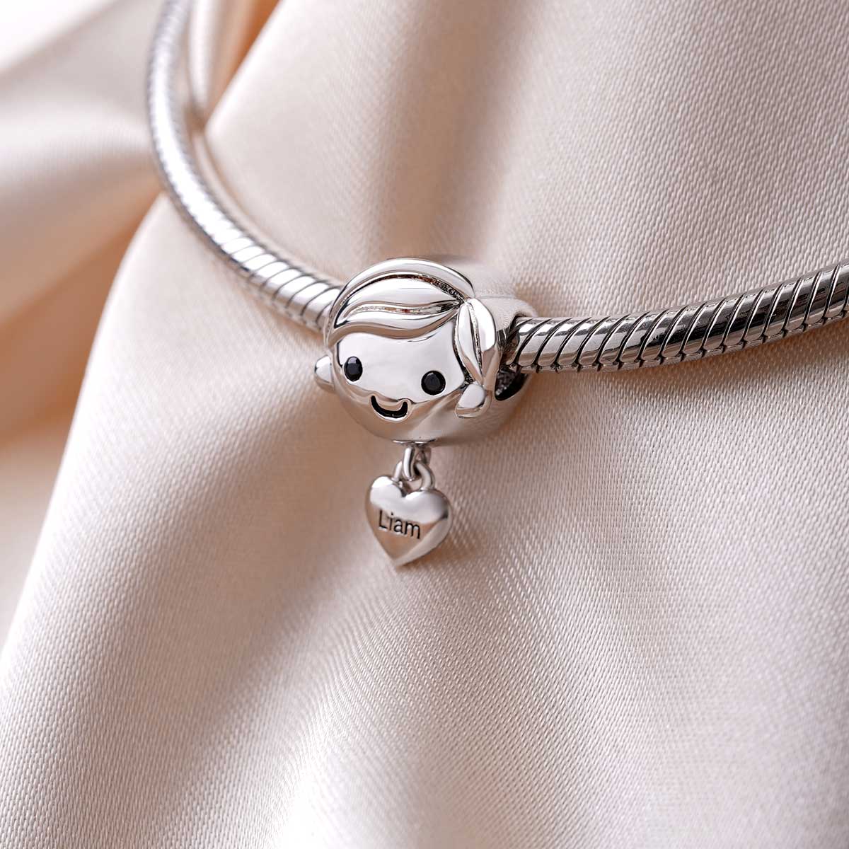 Gnoce Love Little Boy Engravable Charm_4