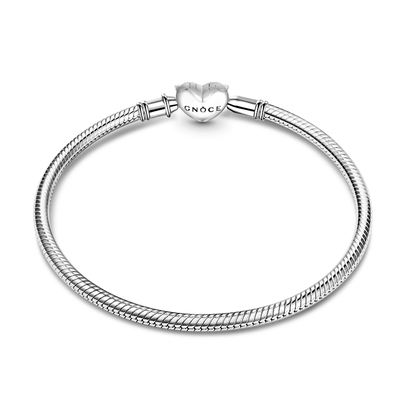 Gnoce Angel Wings Love Basic Snake Chain Bracelet_2