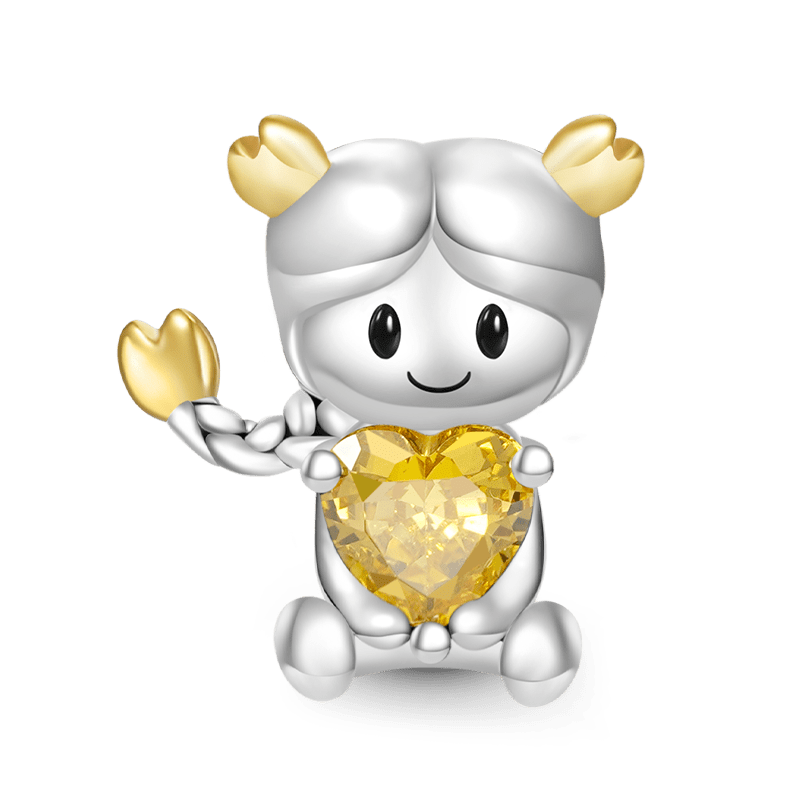 Gnoce Scorpio Constellation Embraces Heart Gem Charm_1