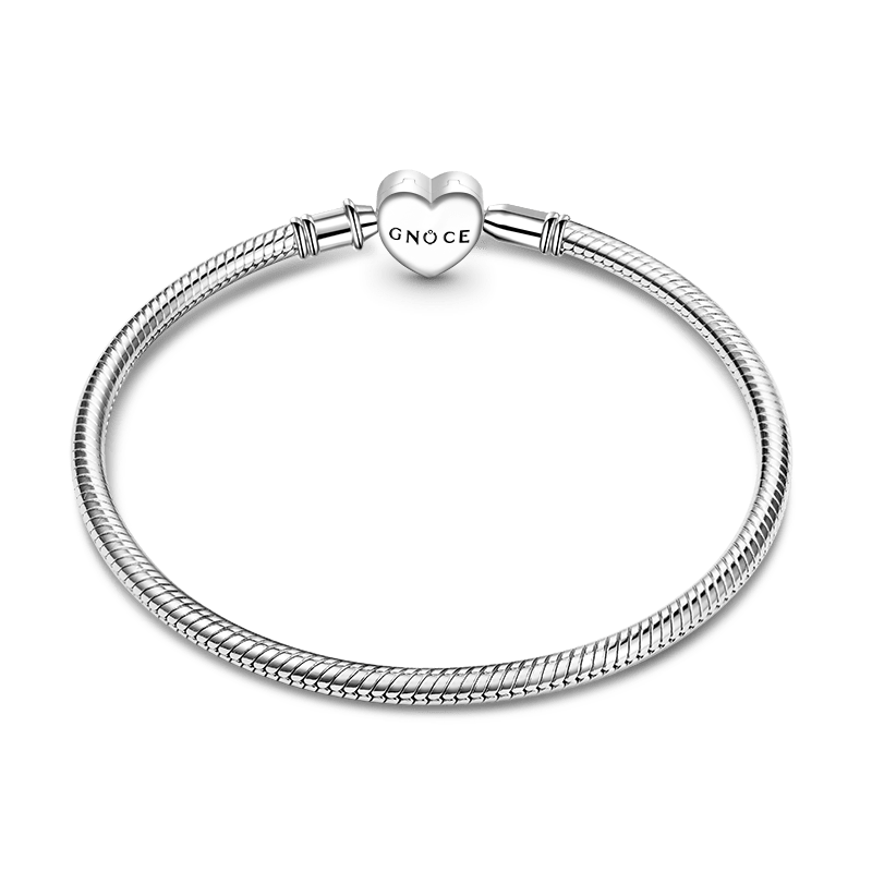 Gnoce “I love you to the moon and back” Love Basic Snake Chain Bracelet_2