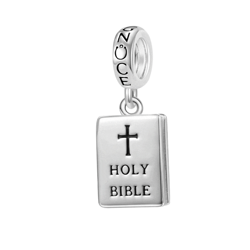 Gnoce HOLY BIBLE Book Pendant Dangle Charm_1