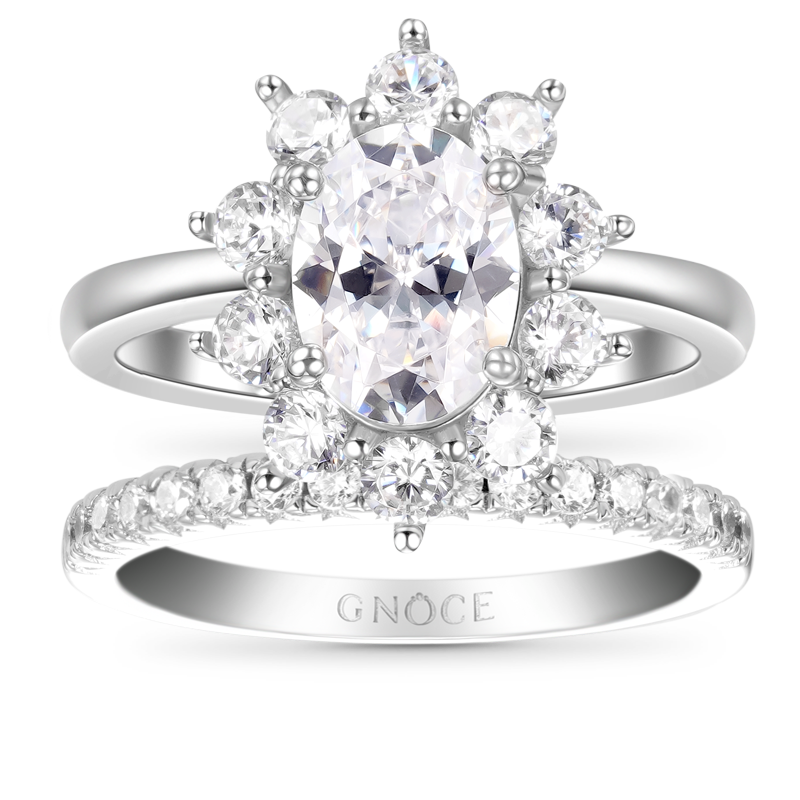 Gnoce Sparkling Oval Cut Stackable Ring Set_1