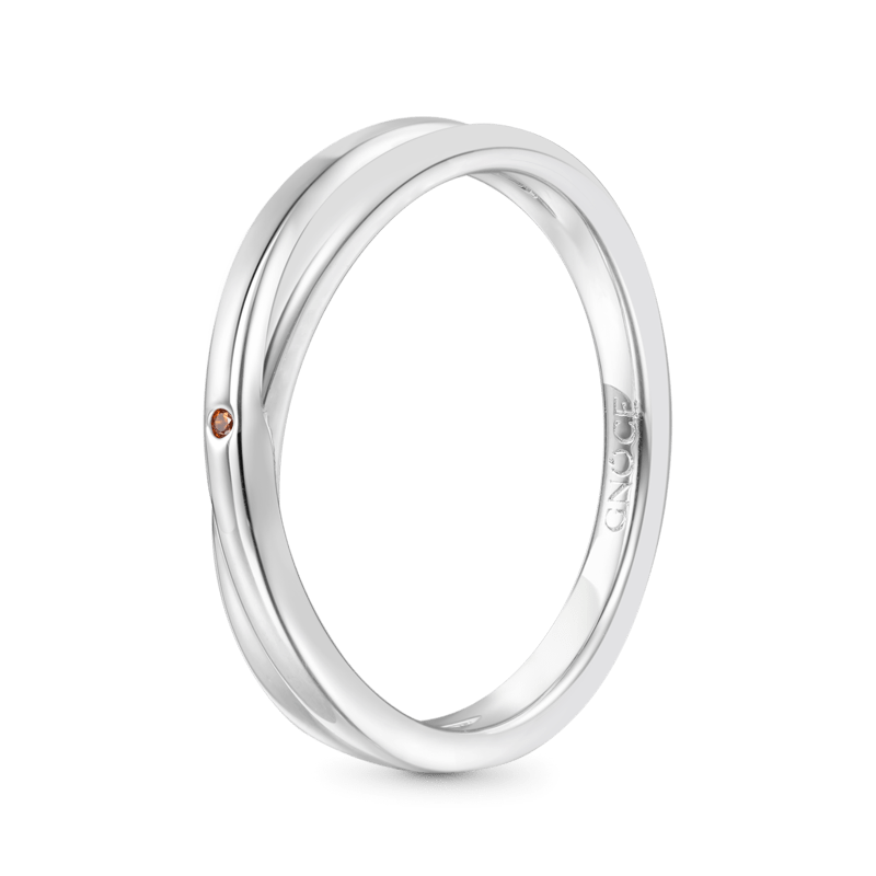 Gnoce Diamond Twisted Birthstone Ring_3