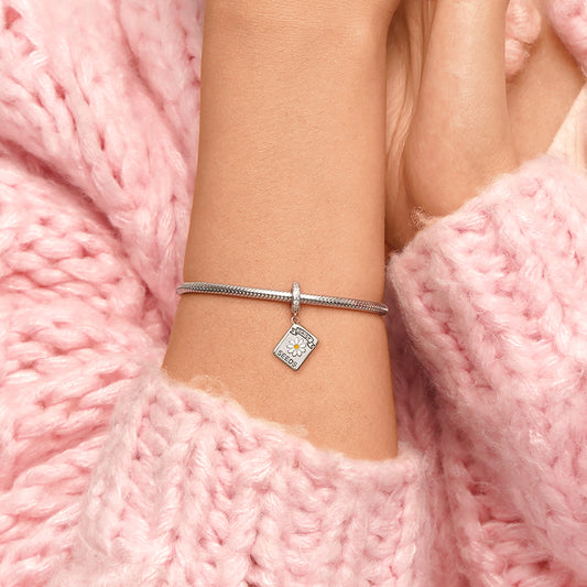 Gnoce Garden Daisy Seed Packet Pendant Dangle Charm_7