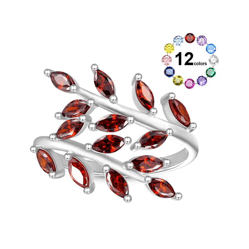 Gnoce Birthstone Delicate Vines Ring_1