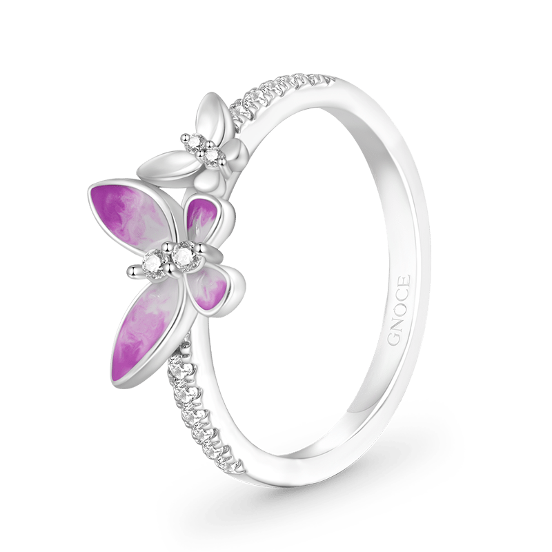 Gnoce Flying Wings Butterfly Fashion Ring_2