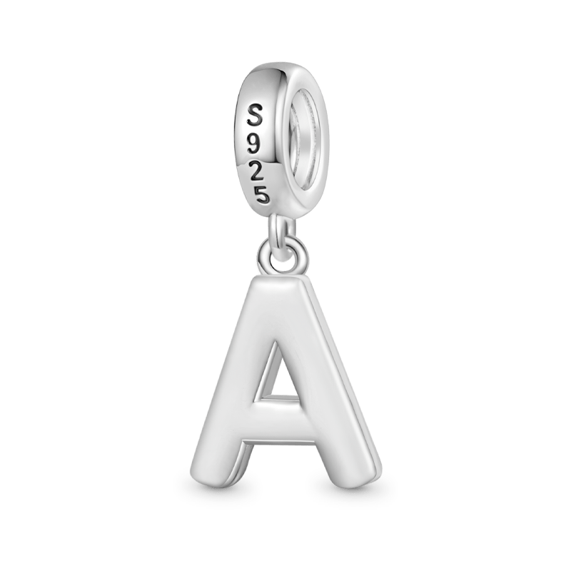 Gnoce Engravable Initial Birthstone Gift Pendant Dangle Charm_3