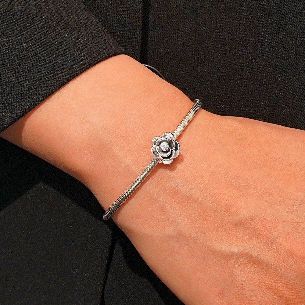 Gnoce Romantic Delicate Rose Charm_5