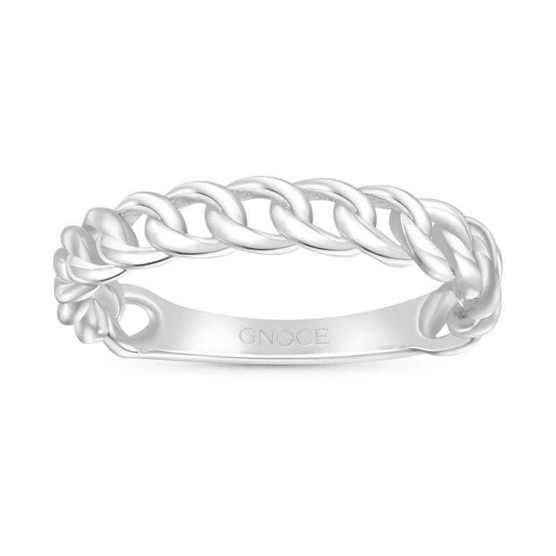 Gnoce Iconic Twisted Silver Ring_1