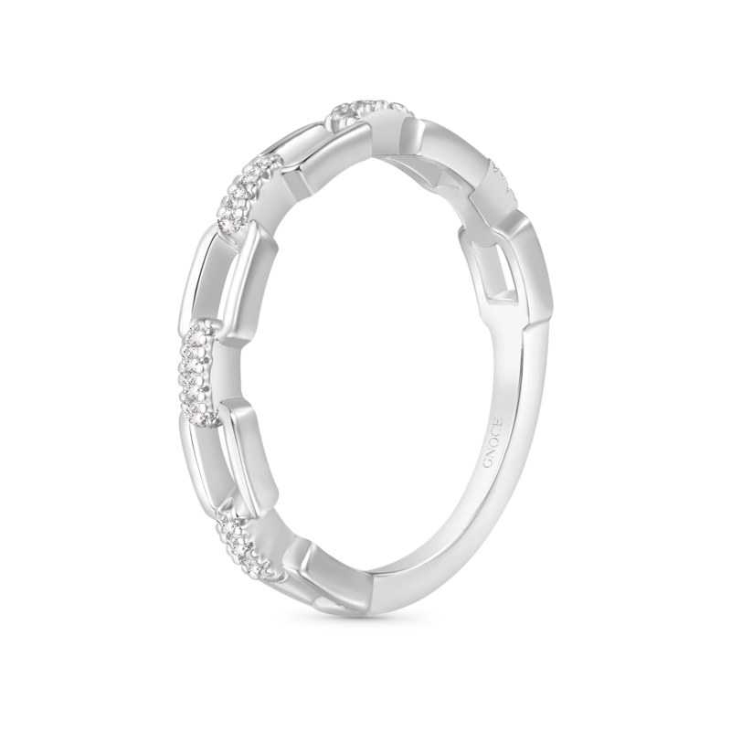 Gnoce Silver Open Link Ring_2
