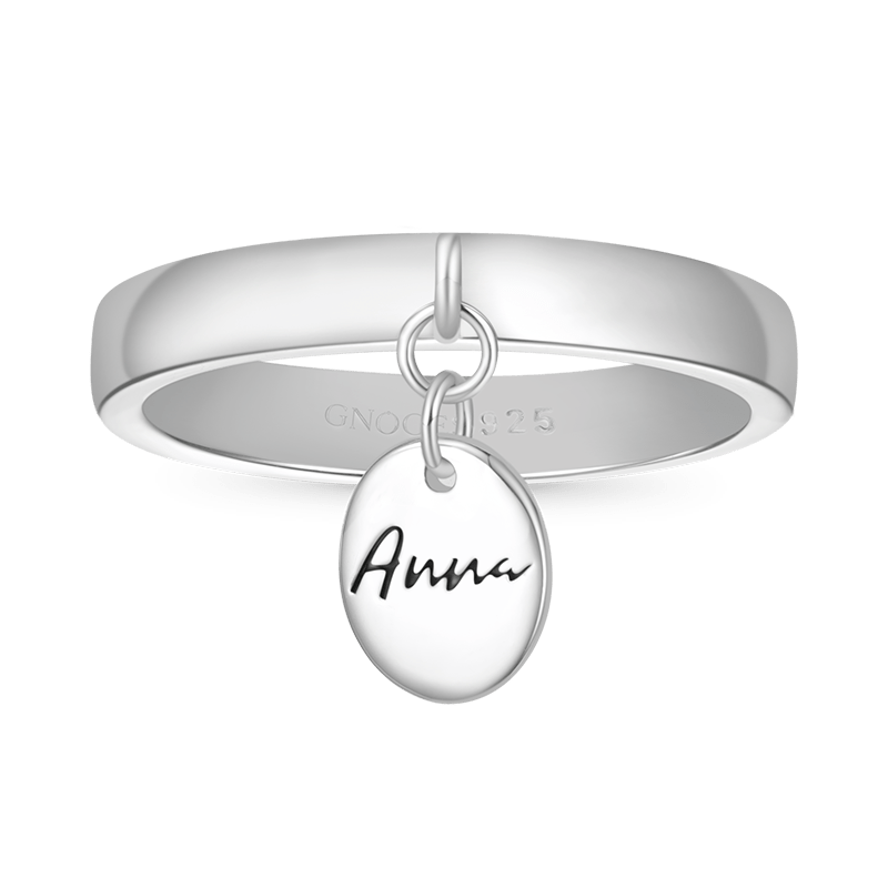 Gnoce Engravable Name Simple Ring_1