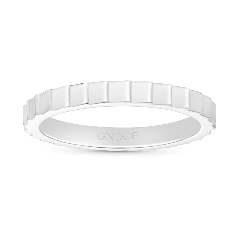 Gnoce Minimalist Vertical Stripe Band Ring_1