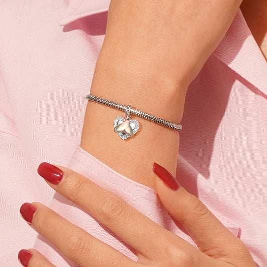 Gnoce "Unfack yourself" Love Fish Tail Pendant Dangle Charm_6