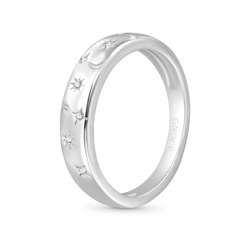 Gnoce Shine Star Band Ring_2
