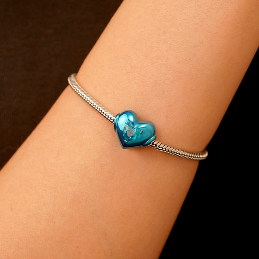 Gnoce Sea Blue Candy Heart Charm_5