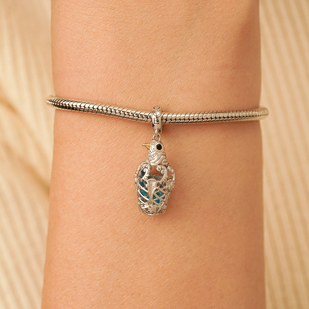 Gnoce Splendor Solis Three-headed Eagle Pendant Dangle Charm_6