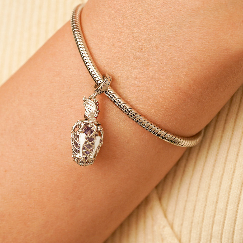 Gnoce Splendor Solis Feather Pendant Dangle Charm_6