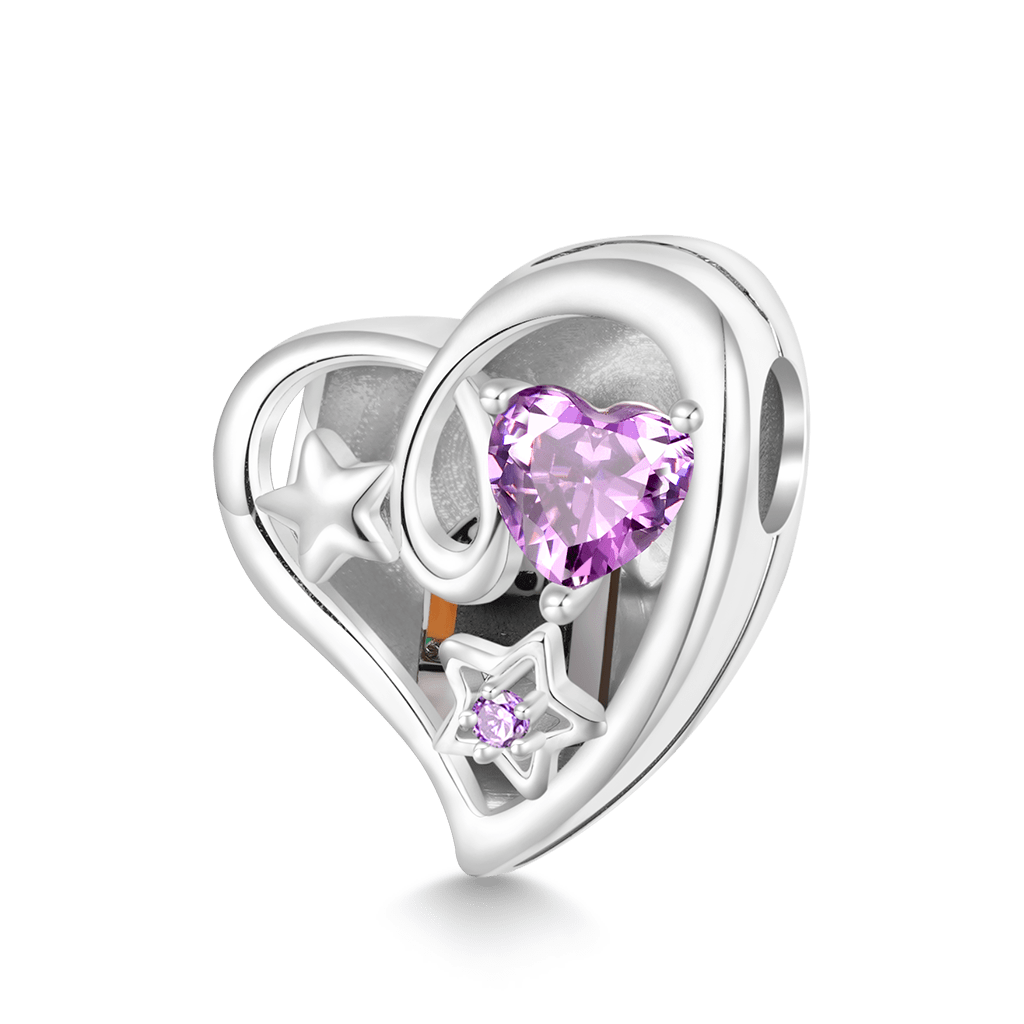 Gnoce Magic Wand Sensor Light-up Wireless Pink Heart Charm_2