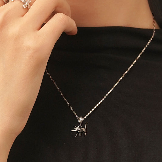 Gnoce Black Cat Pendant Dangle Charm_6