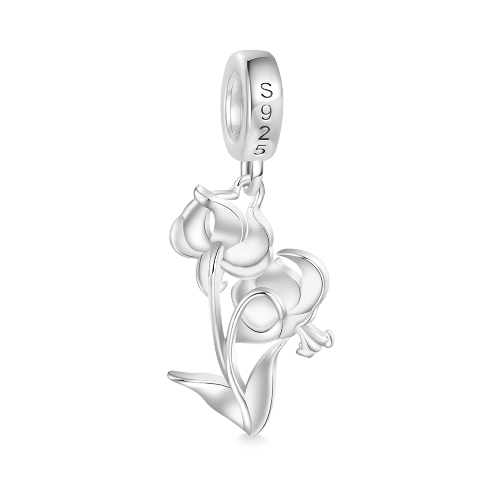 Gnoce Temple of Flora Superb Lily Pendant Dangle Charm_2