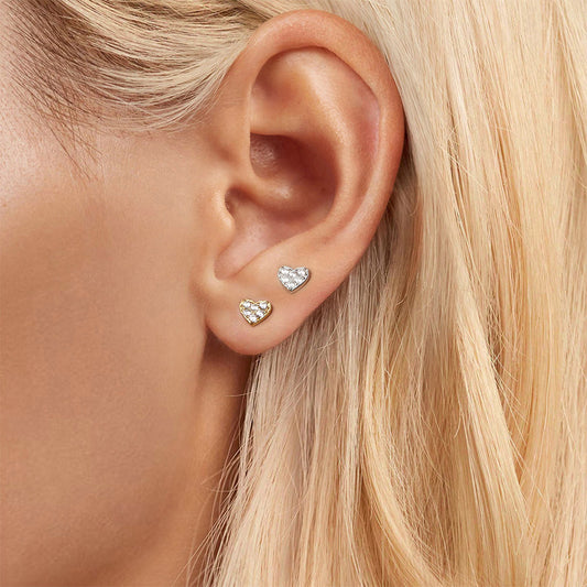Gnoce Simple Love Stud Earrings_6