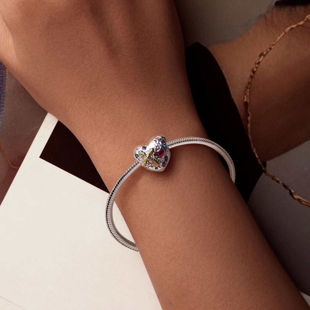 Gnoce Vintage Cross Heart Charm_3