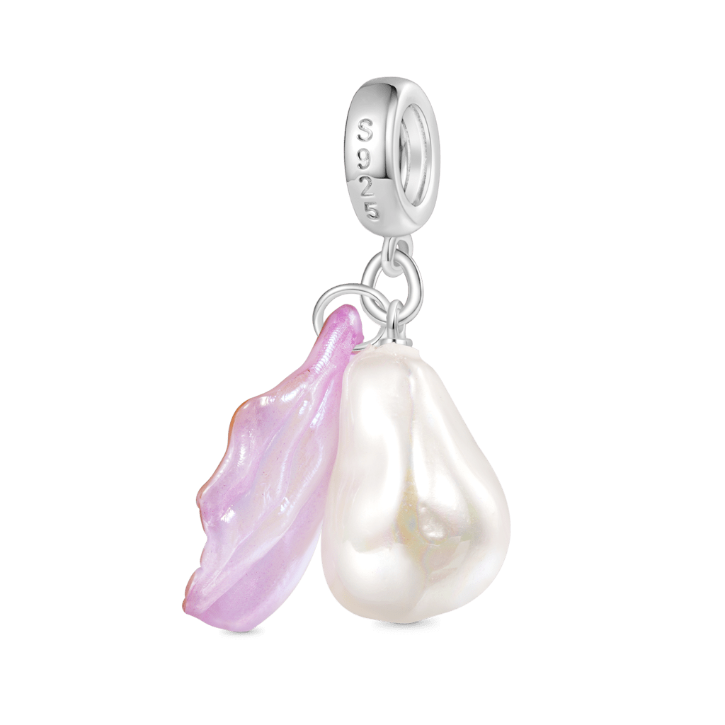 Gnoce Summer Ocean Shell Baroque Pearl Pendant Dangle Charm_2