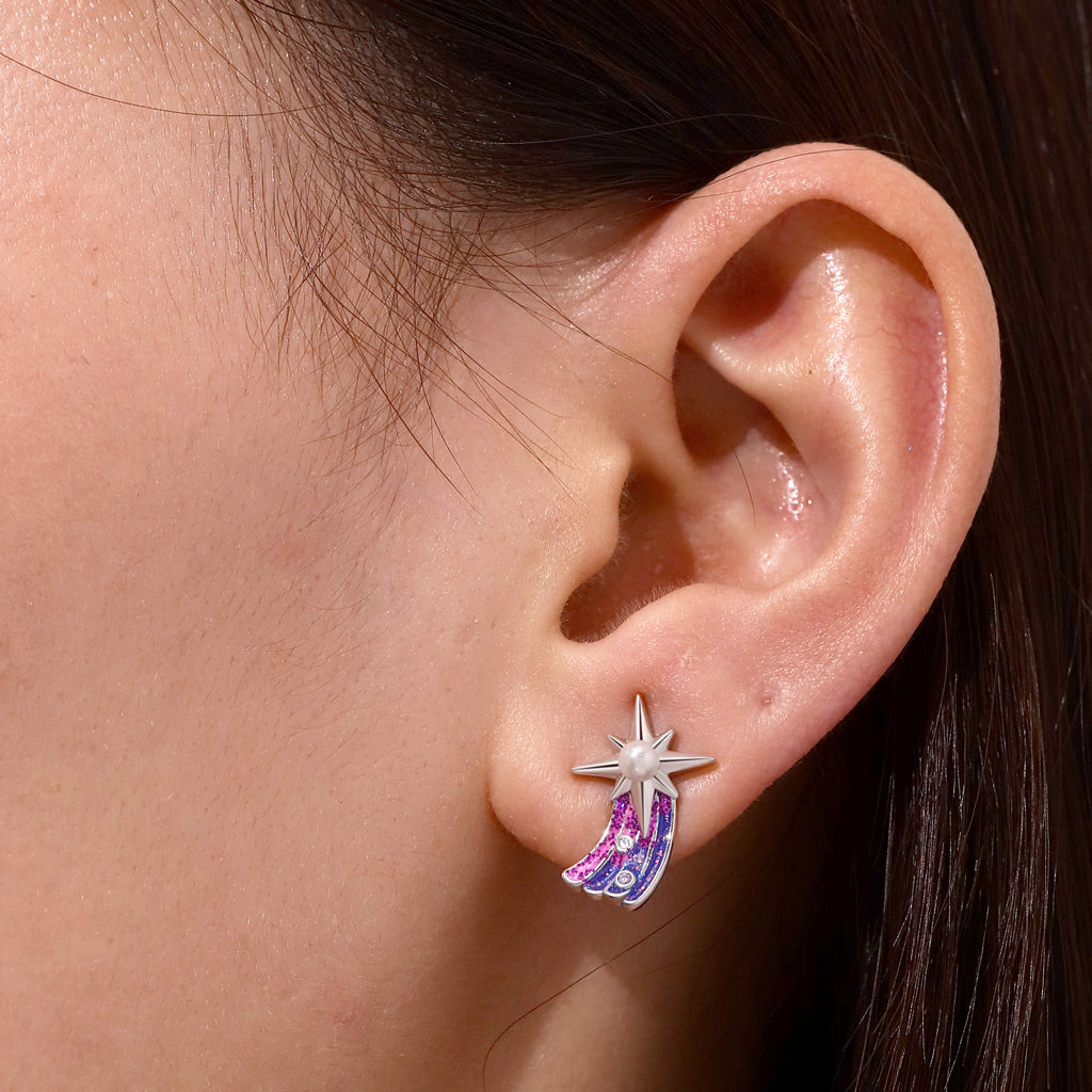 Gnoce Meteor Pearl Stud Earrings_5