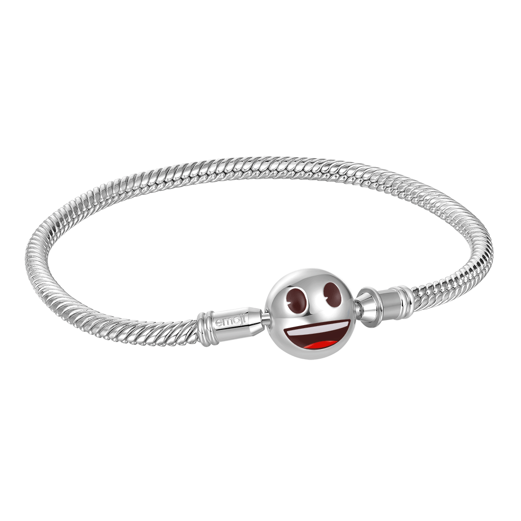 Gnoce emoji Smiling Face & Crying Face Basic Bracelet_3
