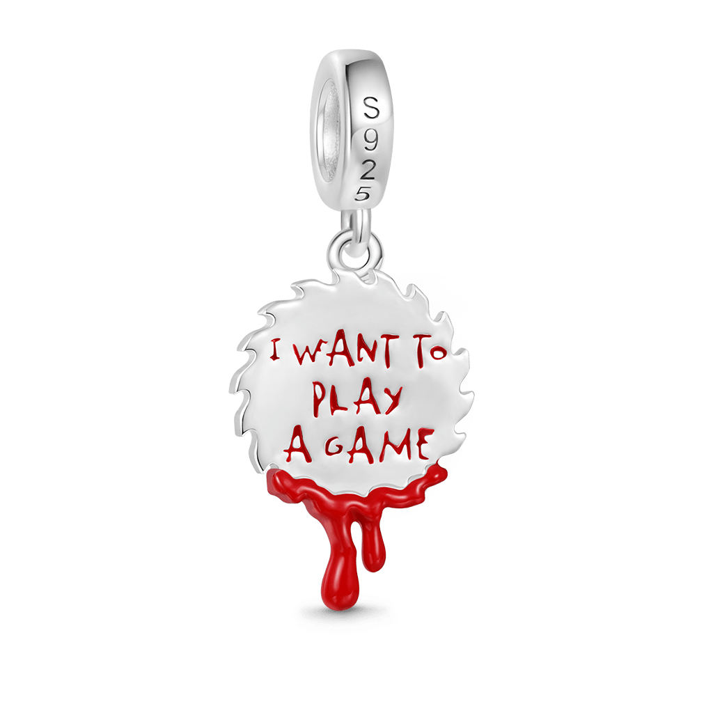 Gnoce Dripping Blood SAW Pendant Dangle Charm_2