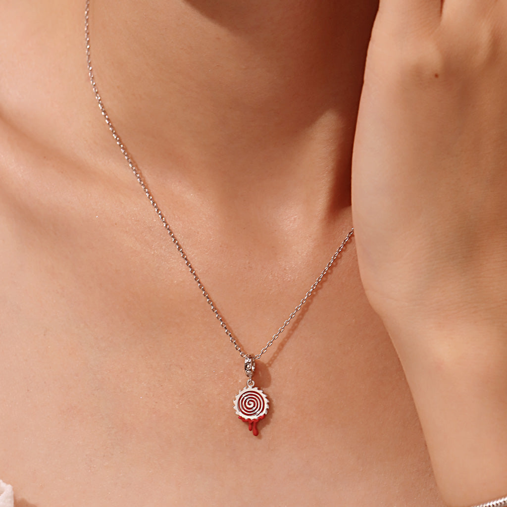 Gnoce Dripping Blood SAW Pendant Dangle Charm_5