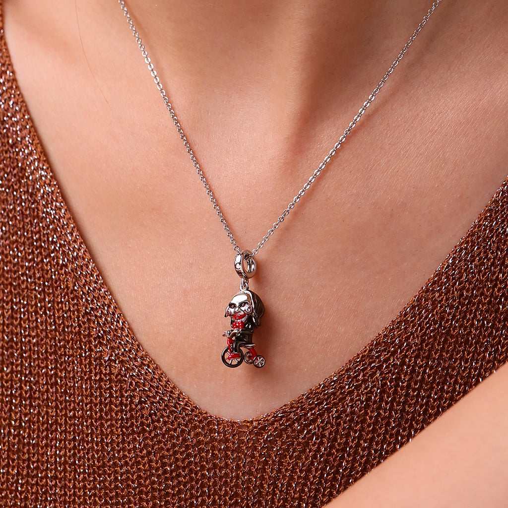 Gnoce Horror SAW Billy Tricycle Pendant Dangle Charm_5