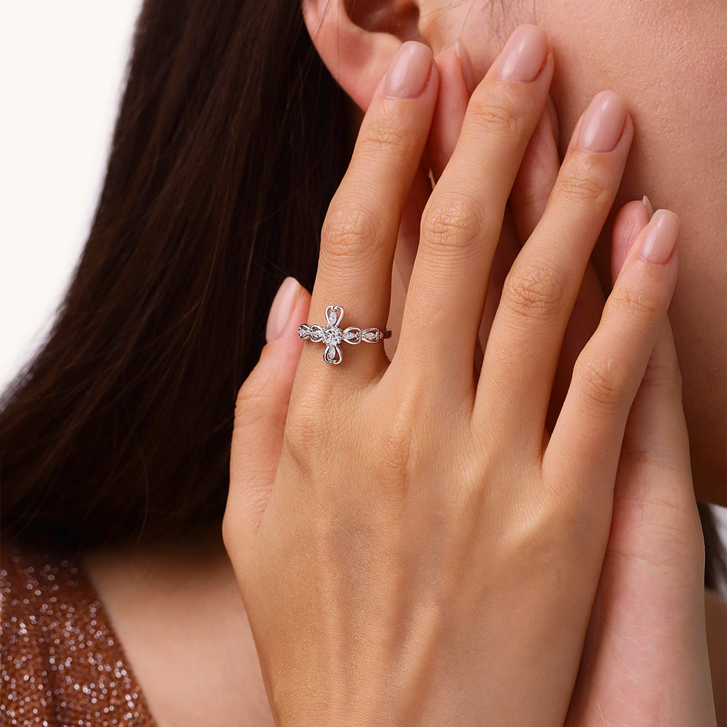 Gnoce Hollow Love Heart Cross Ring_4