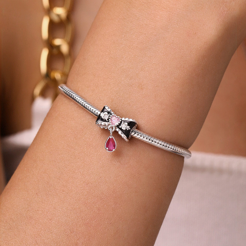 Gnoce Romantic Vintage Bow Charm_4