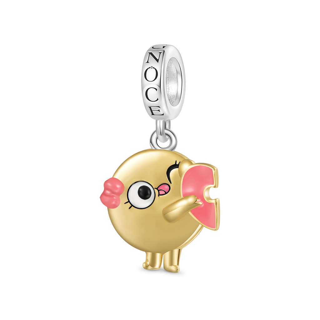 Gnoce Matching Choco's Heart  Pendant Dangle Charm_1