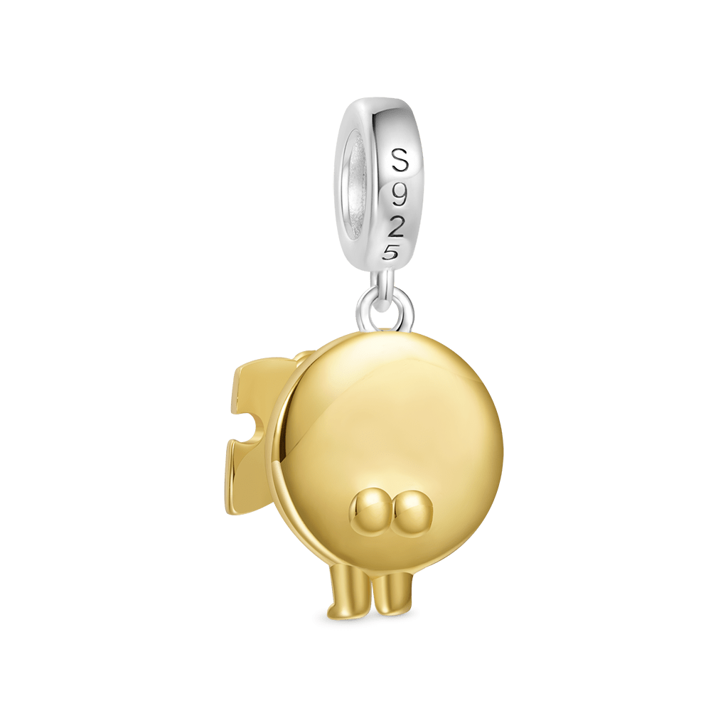 Gnoce Matching Choco's Heart Pendant Dangle Charm_2
