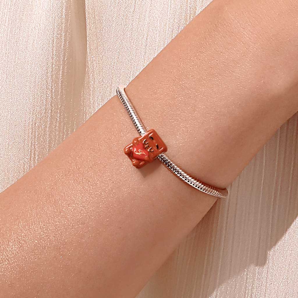 Gnoce Choco Initial Letter Personalized Charm_5