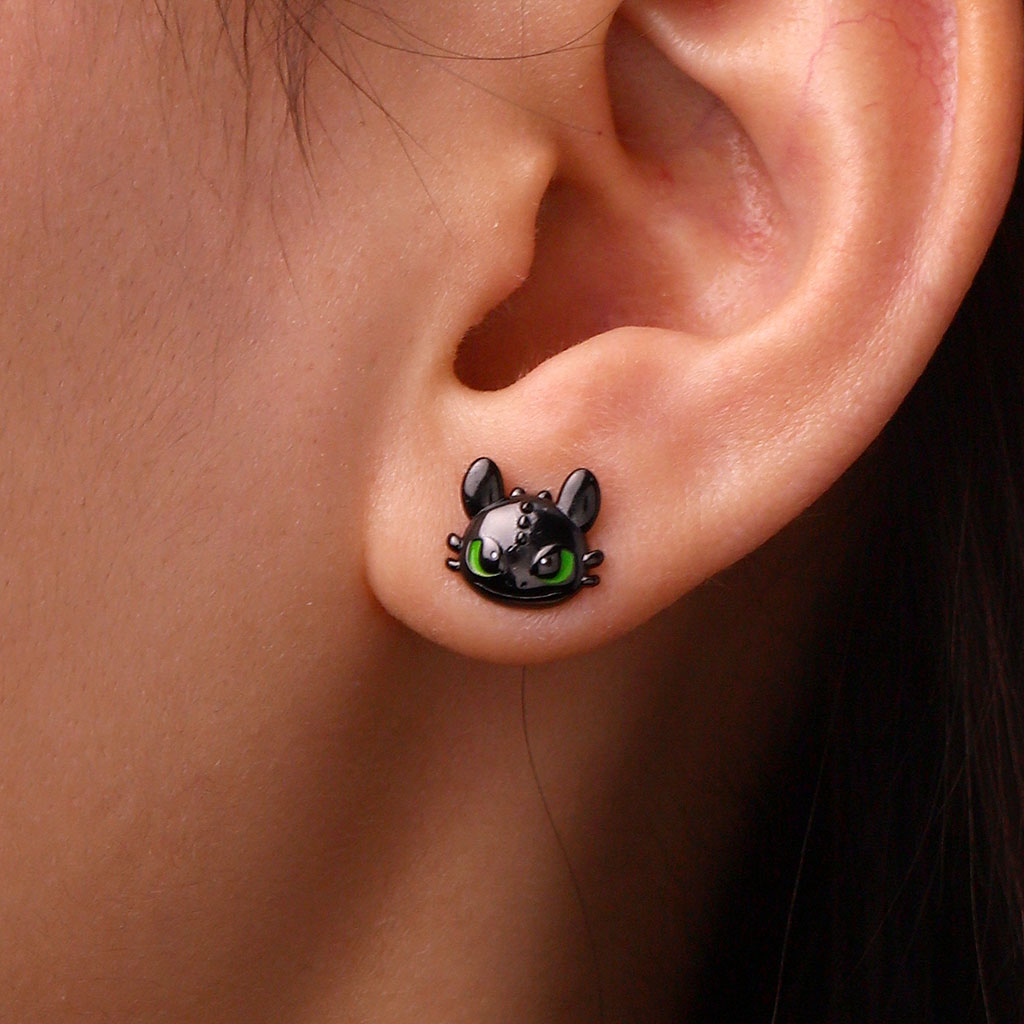 Gnoce Cool Toothless Stud Earrings_5