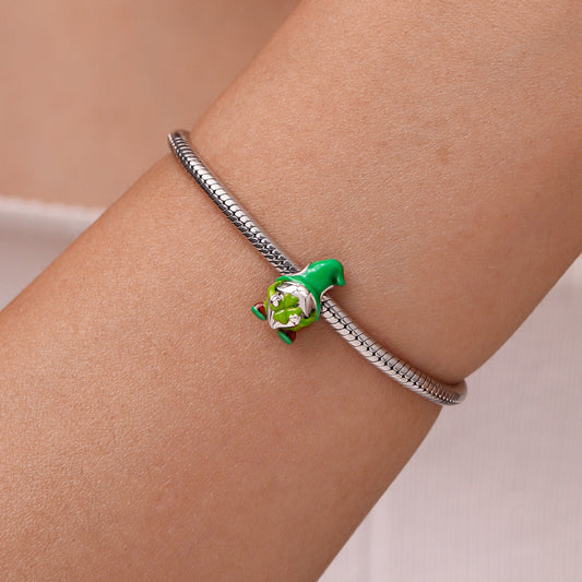Gnoce Lucky Four-Leaf Clover Gnome Charm_5
