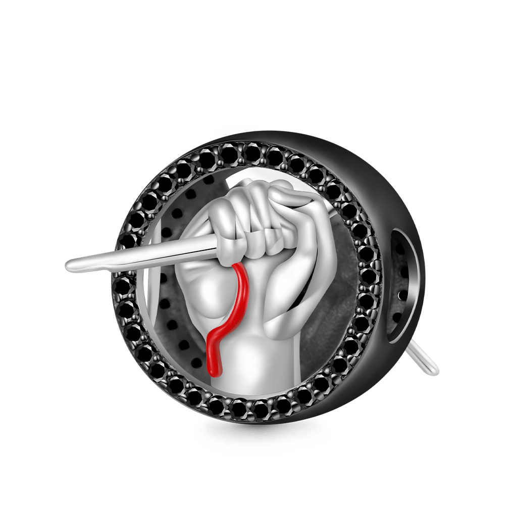 Gnoce Halloween Blood Hand Double-Sided Charm_1