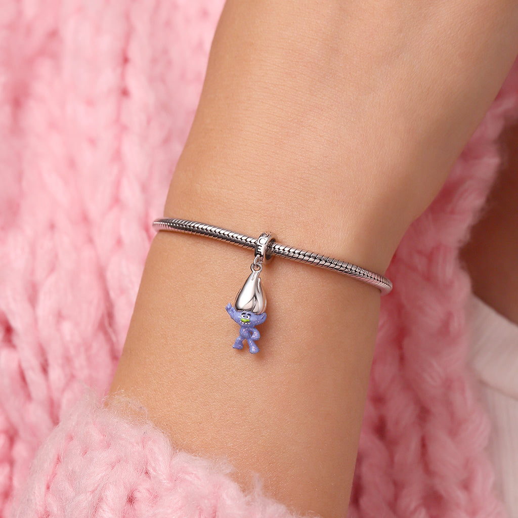 Gnoce Trolls Guy Diamond Pendant Dangle Charm_6