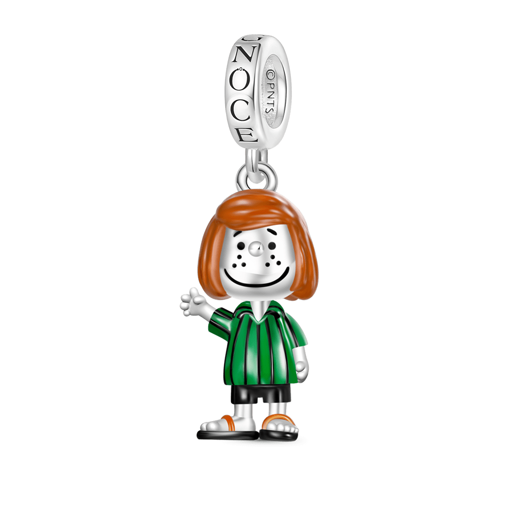 Gnoce Peanuts Peppermint Patty Pendant Dangle Charm_1